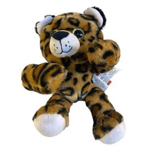Adventure Planet Plush Leopard 9.5" Wire Filled Movable Arms and Legs